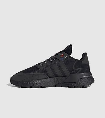 Botasky adidas Originals Nite Jogger Nite Jogger - Panske Topanky Čierne | KAM-281974